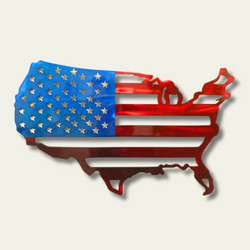 USA STEEL FLAG