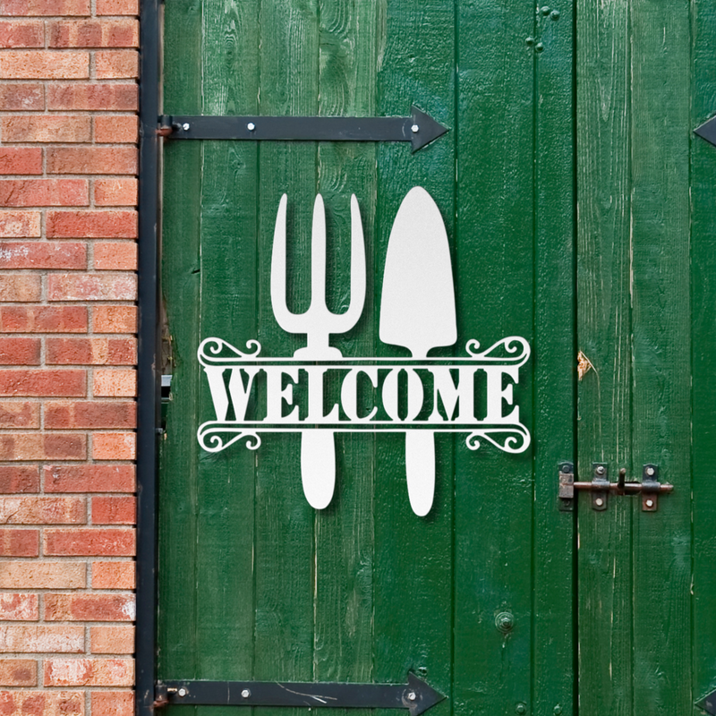 welcome-garden-tools-steel-sign