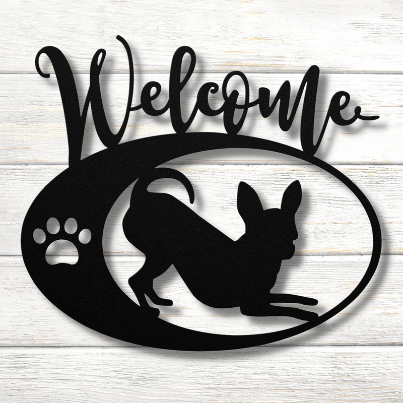 Chihuahua Welcome Sign