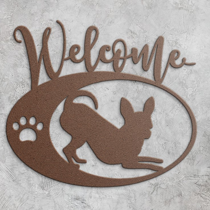 Chihuahua Welcome Sign