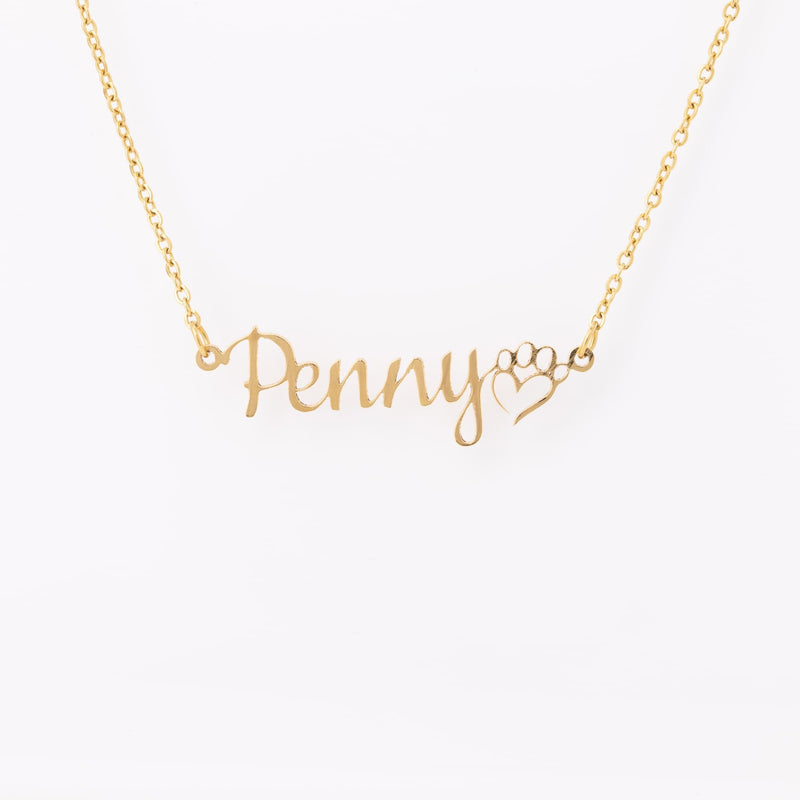 Dog Mom/Dad Personalized Necklace