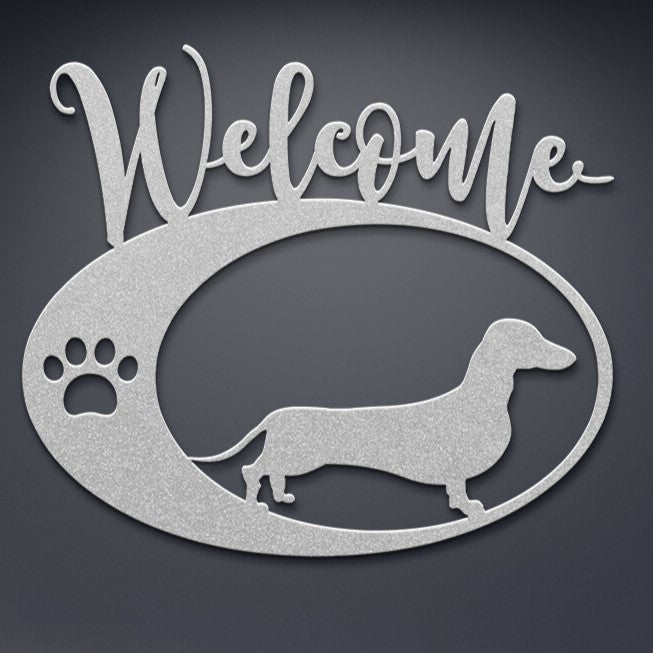 Dachshund Welcome Sign